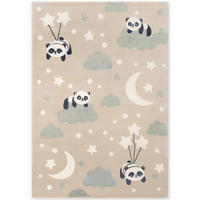 KINDERTEPPICH 120/170 cm Adventures Panda  - Beige/Multicolor, Design, Kunststoff/Textil (120/170cm) - Hanse Home