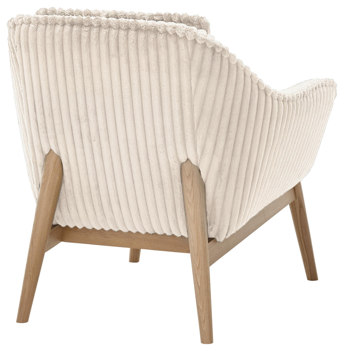 SESSEL in Cord Naturfarben  - Naturfarben, KONVENTIONELL, Holz/Textil (77/90/85cm) - SetOne by Musterring