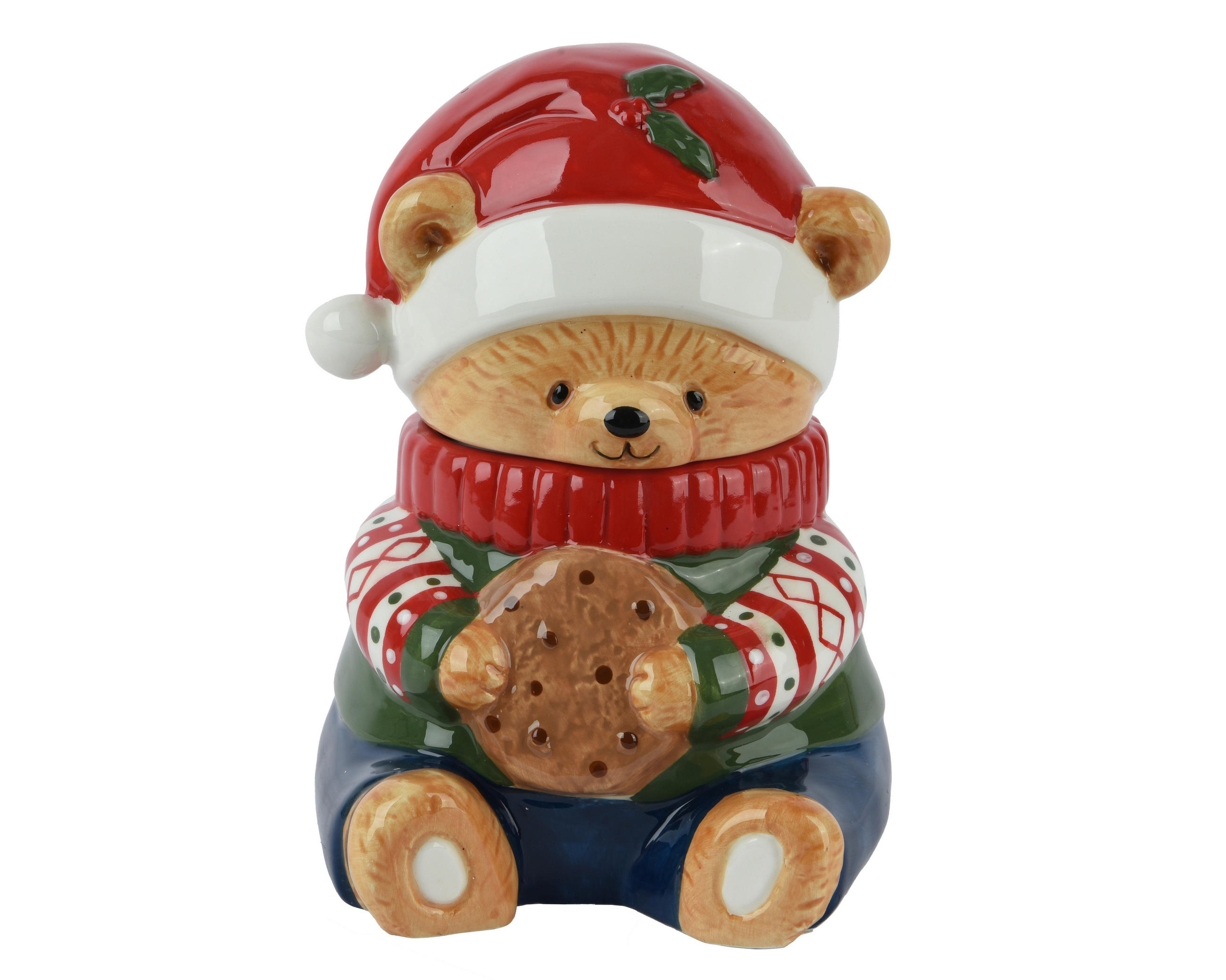 KARÁCSONYI FIGURA - többszínű, Basics, kerámia (17/20/15cm)