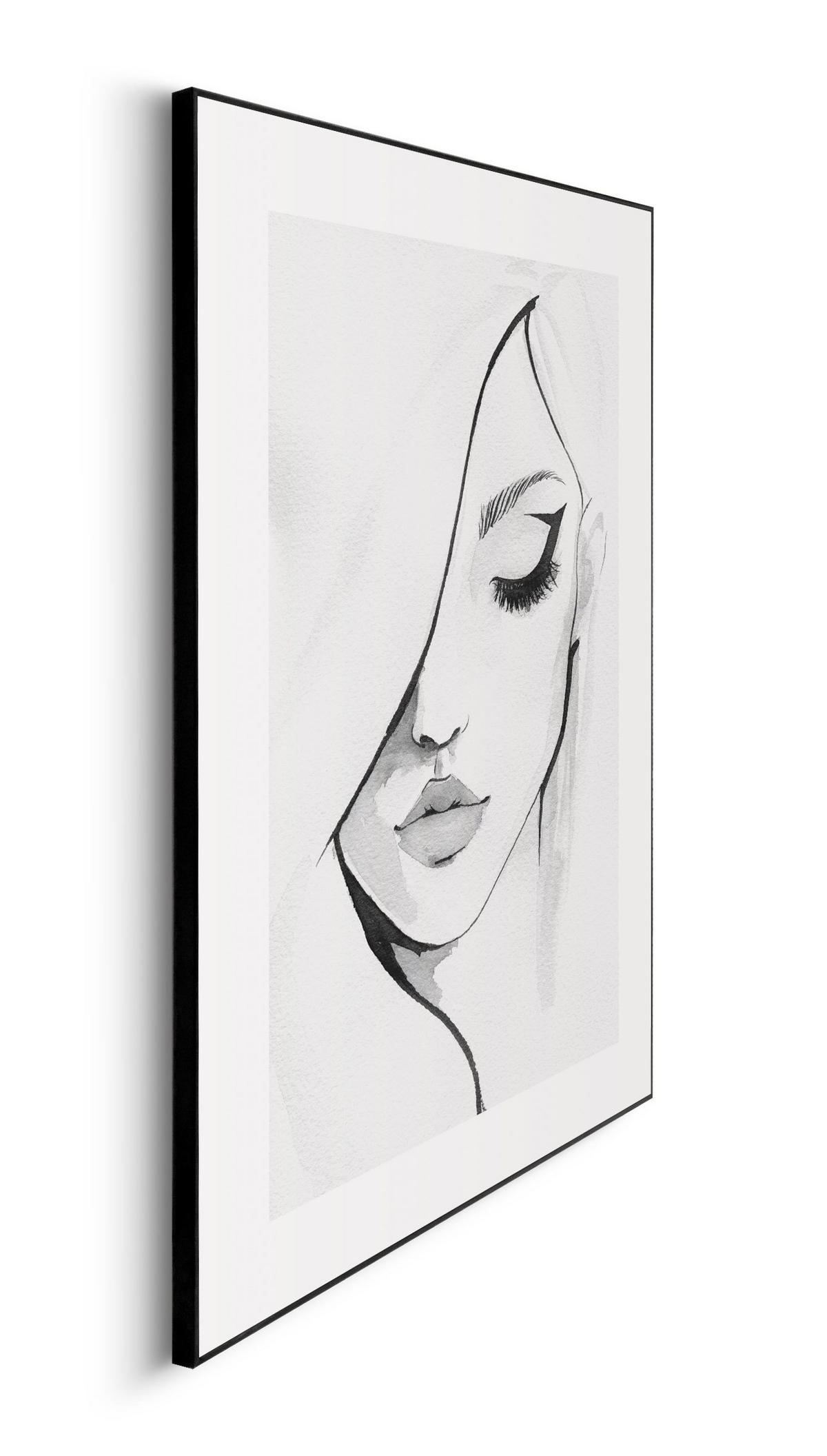 BILD  - Buchefarben/Schwarz, Trend, Holzwerkstoff (70/50/2cm) - Reinders!