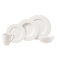 KOMBISERVICE Weiß 20-teilig Basic White  - Weiß, KONVENTIONELL, Keramik - Villeroy & Boch