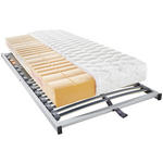 MATRATZENSET 90/200 cm  - Silberfarben, Basics, Holz (90/200cm) - Sleeptex