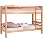 ETAGENBETT 90/200 cm Buchefarben  - Buchefarben, KONVENTIONELL, Holz (90/200cm) - Linea Natura