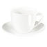 CAPPUCCINOTASSE MIT UNTERTASSE - Weiß, Basics, Keramik (0.25l) - ASA