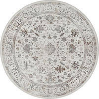 WEBTEPPICH  Wohnzimmer 200 cm Creation Creme rund  - Creme, Basics, Textil (200cm) - Novel