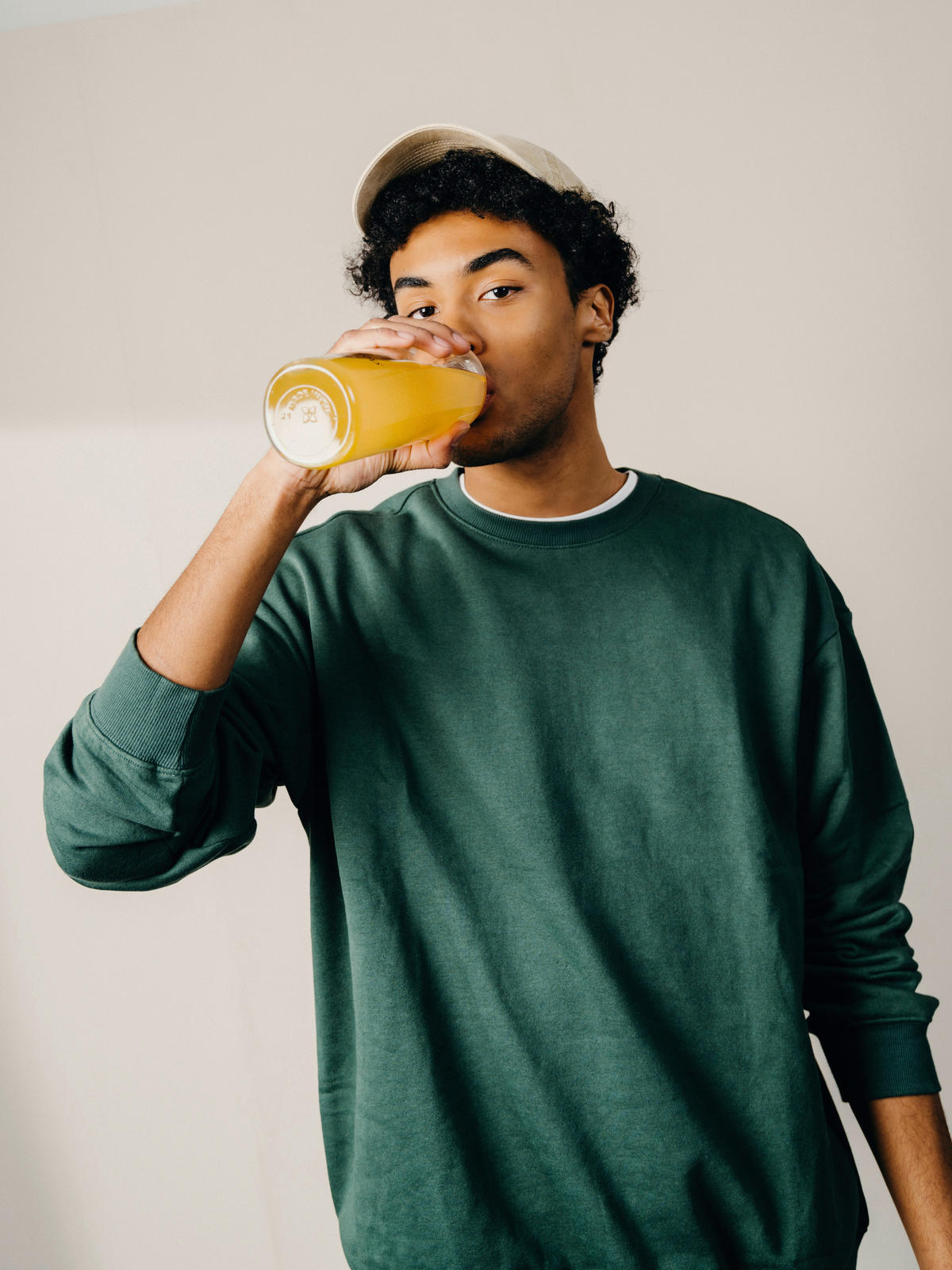 VATTENFLASKA 0,6 l  - gul, Trend, metall (600ml) - waterdrop