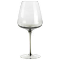 SKLENICE NA VÍNO - šedá, Trend, sklo (10,2/22,6cm) - Novel