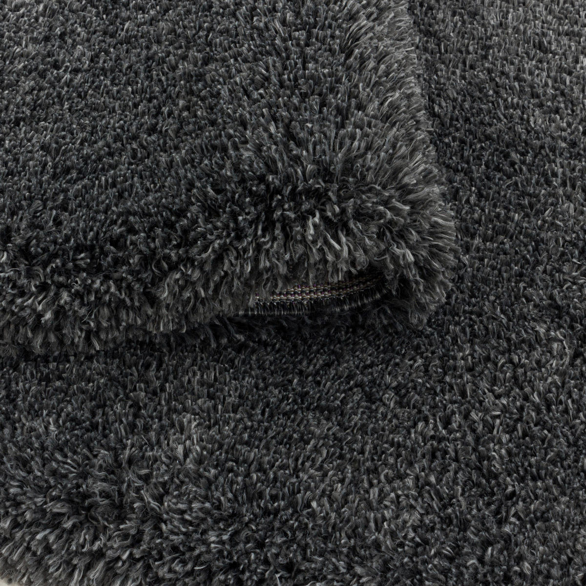 PREPROGA Z VISOKIM FLOROM Fluffy 3500 Grey   tkano  siva  - siva, Basics, tekstil (200cm)