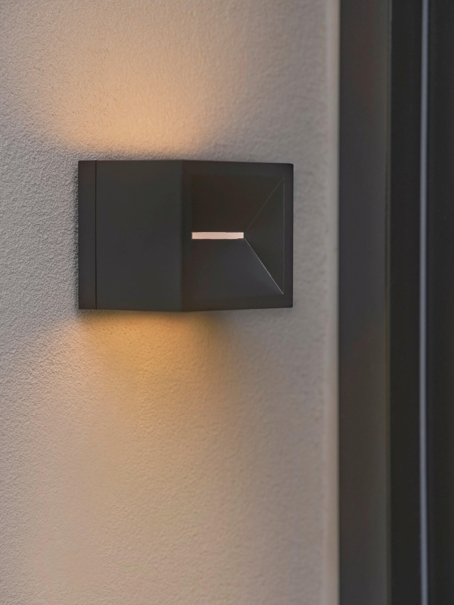 AUßENWANDLEUCHTE 10/10/10 cm   - Schwarz, Design, Metall (10/10/10cm) - Nordlux