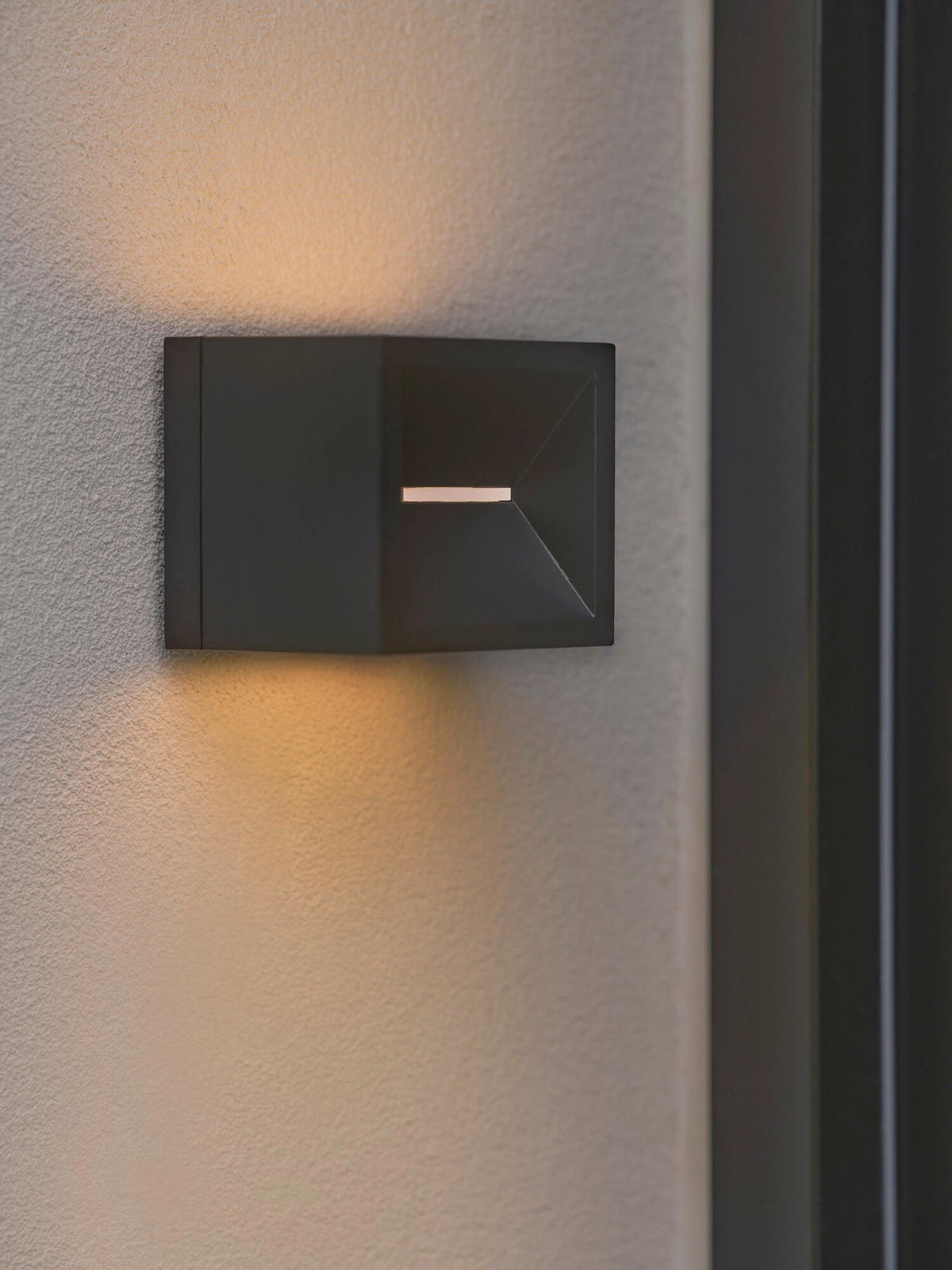 AUßENWANDLEUCHTE 10/10/10 cm   - Schwarz, Design, Metall (10/10/10cm) - Nordlux