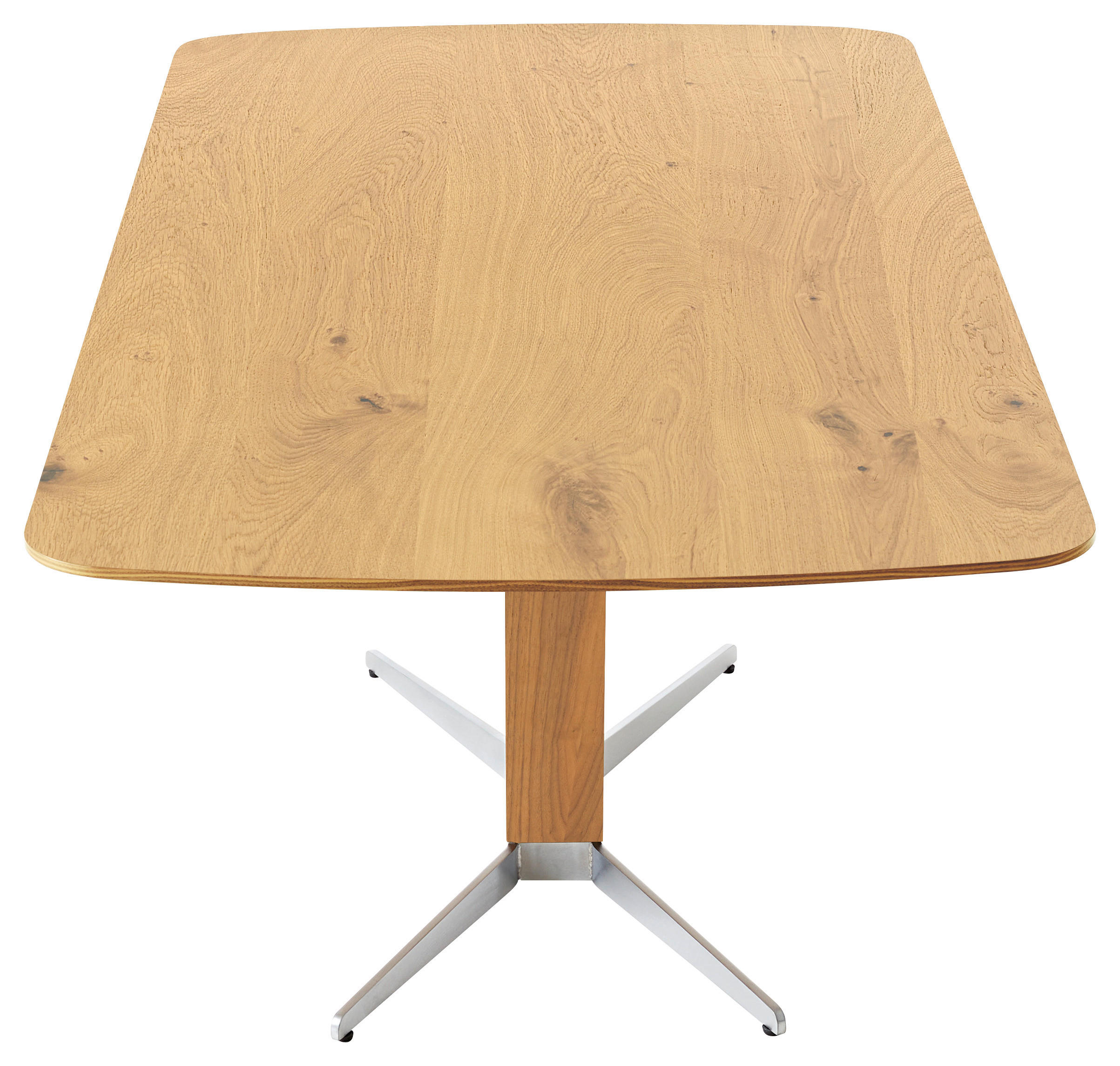 Thumbnail - Koinor Esstisch, Eiche, Holz, Wildeiche, furniert, oval, eckig, 100x76x200 cm, Goldenes M, Dgm, in verschiedenen Größen ...