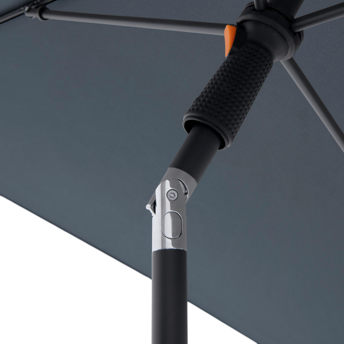 SENČNIK - antracit, Basics, kovina/tekstil (190/125cm) - Doppler