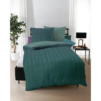 POSTELJNINA VERTIGO 240/220 cm saten zelena  - zelena, Konvencionalno, tekstil (240/220cm) - Kaeppel