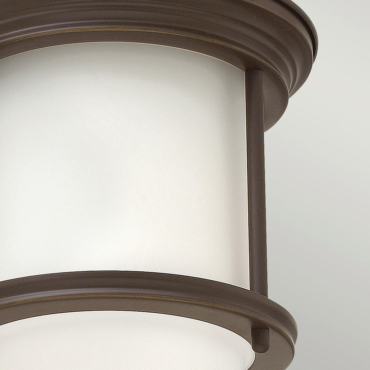 DECKENLEUCHTE  19.6/18.5 cm    - Bronzefarben, Konventionell, Glas/Metall (19.6/18.5cm) - Elstead Lighting