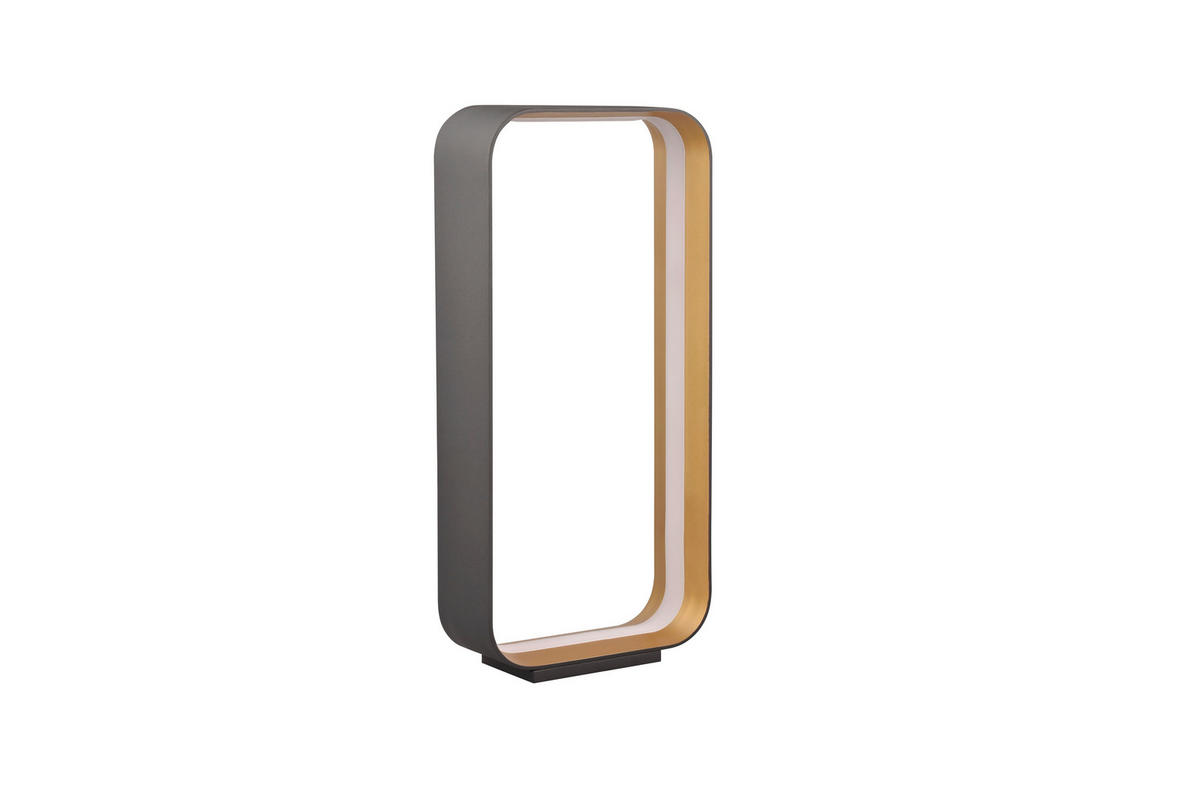 LED-TISCHLEUCHTE Cizione 30/61/10 cm  - Goldfarben/Schwarz, Design, Metall (30/61/10cm) - Trio Leuchten