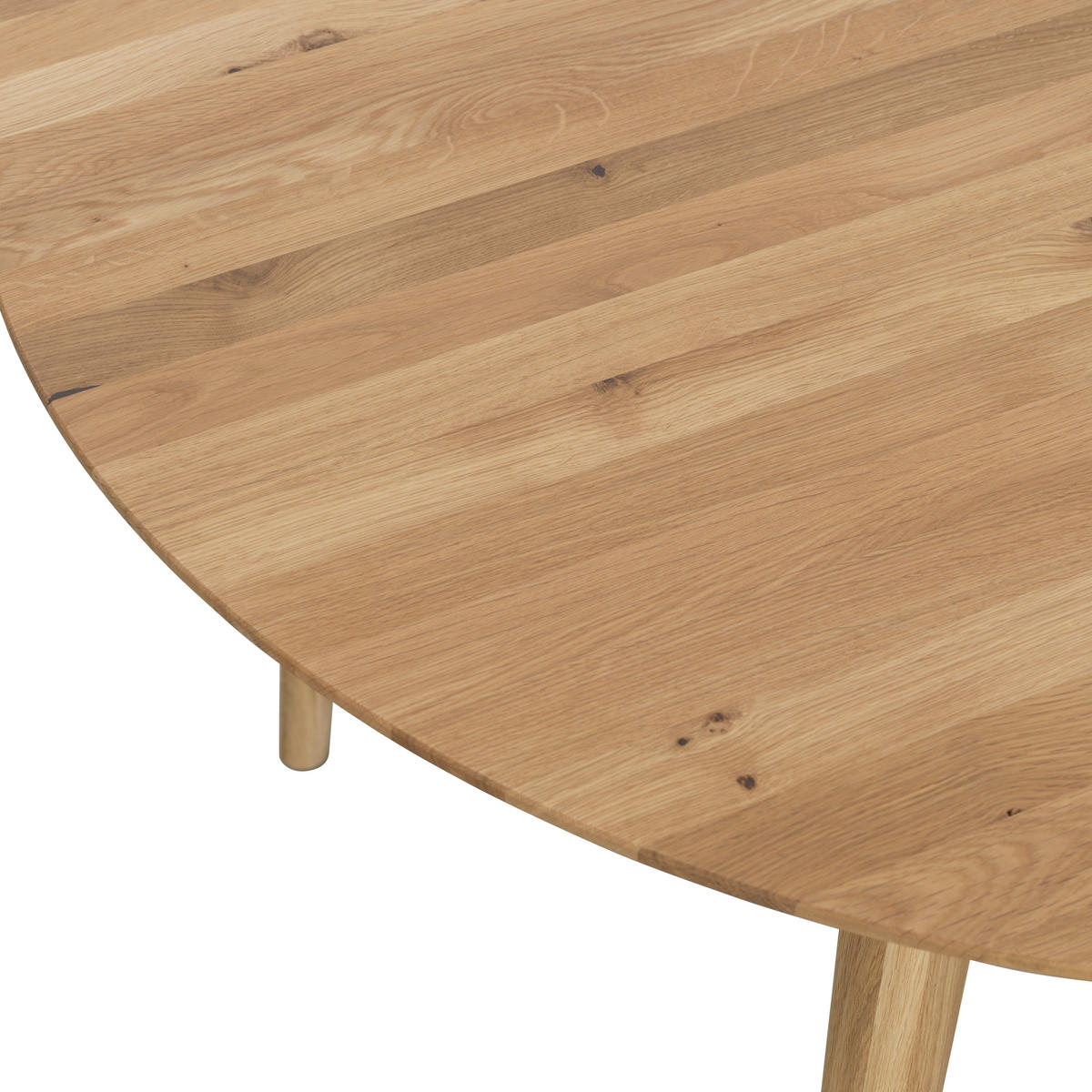 ESSTISCH in Holz 135/135/75 cm  - Wildeiche, Natur, Holz (135/135/75cm) - Livetastic
