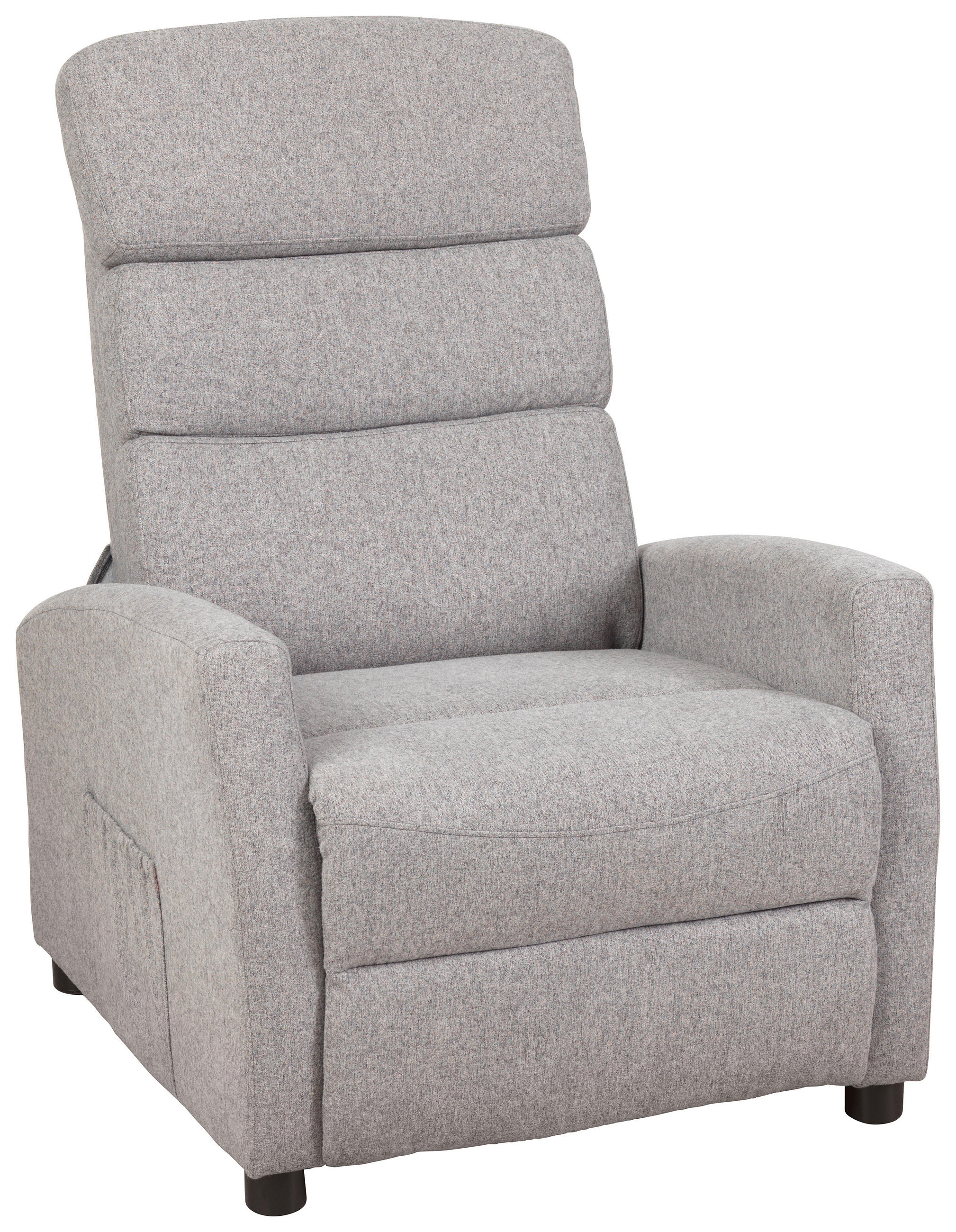 MASAŽNA FOTELJA tekstil siva - siva, Design, tekstil (75/108-75/95-165cm) - Xora