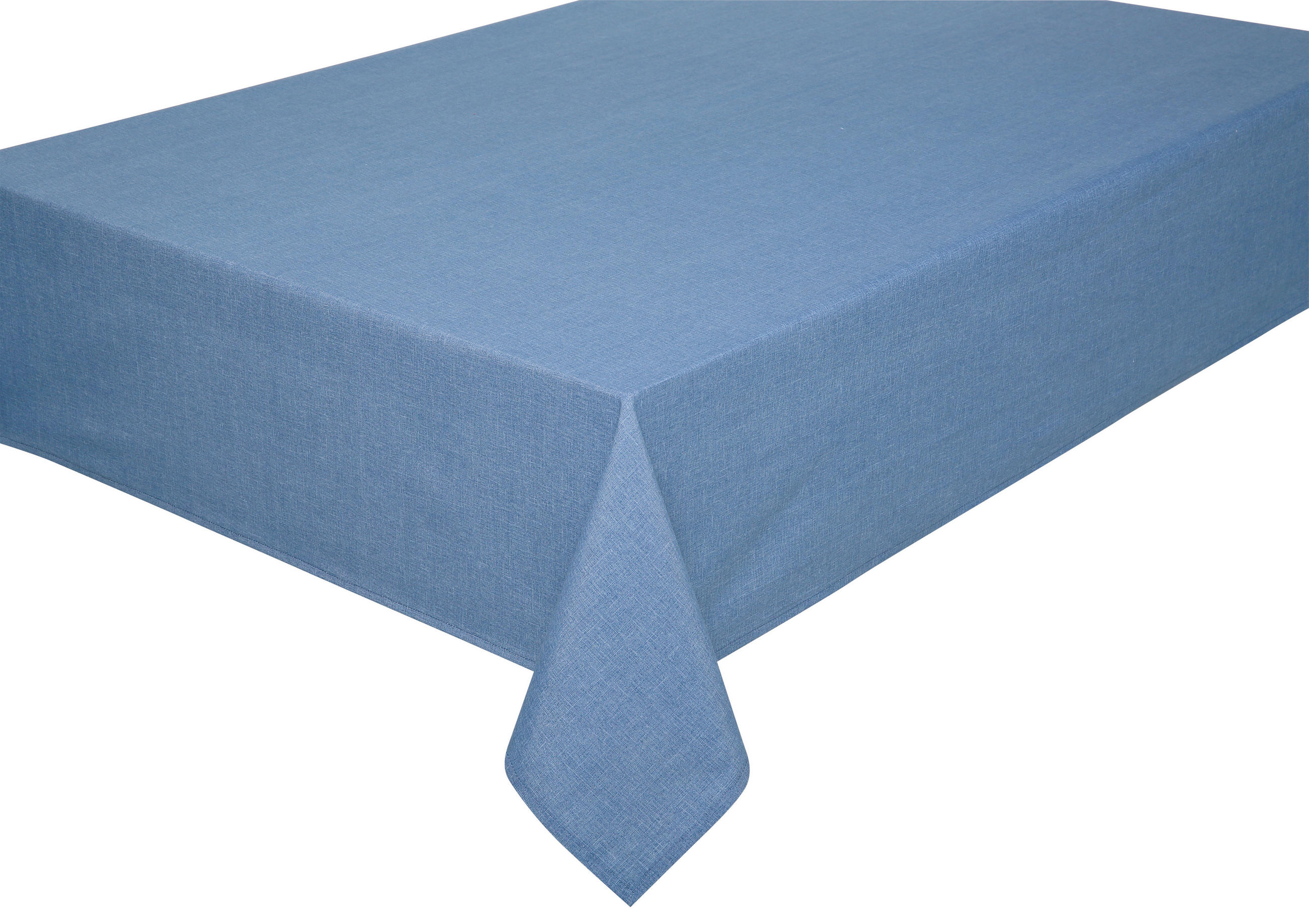 TISCHDECKE OSLO Textil Blau 130/160 cm  - Blau, Basics, Textil (130/160cm) - Peyer Syntex