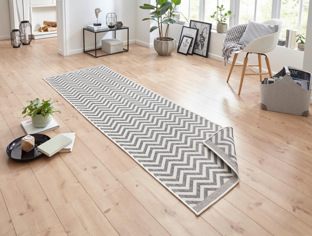 LÄUFER 80/250 cm Twin Supreme  - Creme/Grau, Design, Kunststoff (80/250cm) - Hanse Home