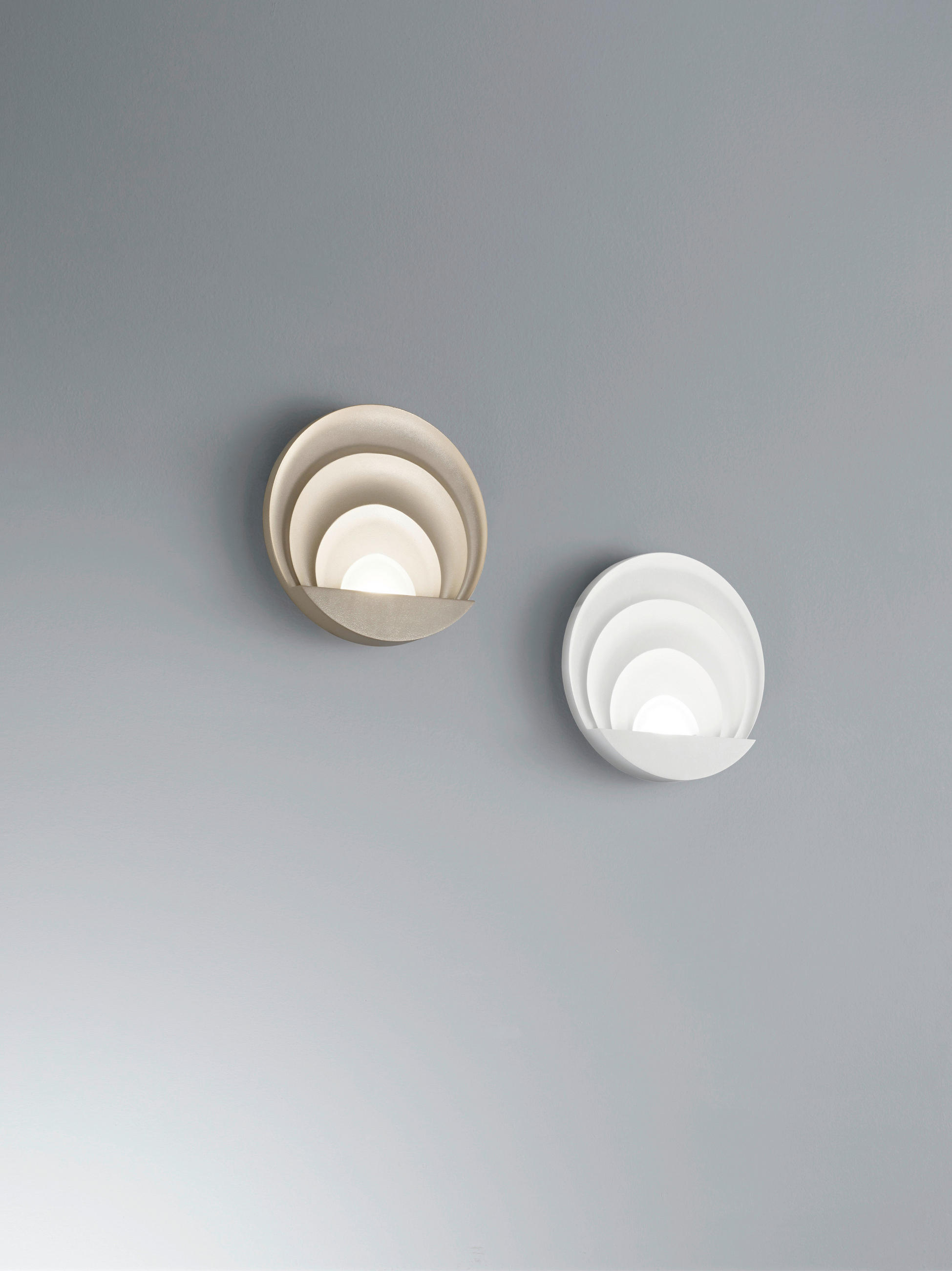 Thumbnail - Fabas Luce Led-Wandleuchte Sunrise, Gold, Metall, 6.5 cm, DIN EN ISO 9001, Lampen & Leuchten, Innenbeleuchtung, Leuchten...