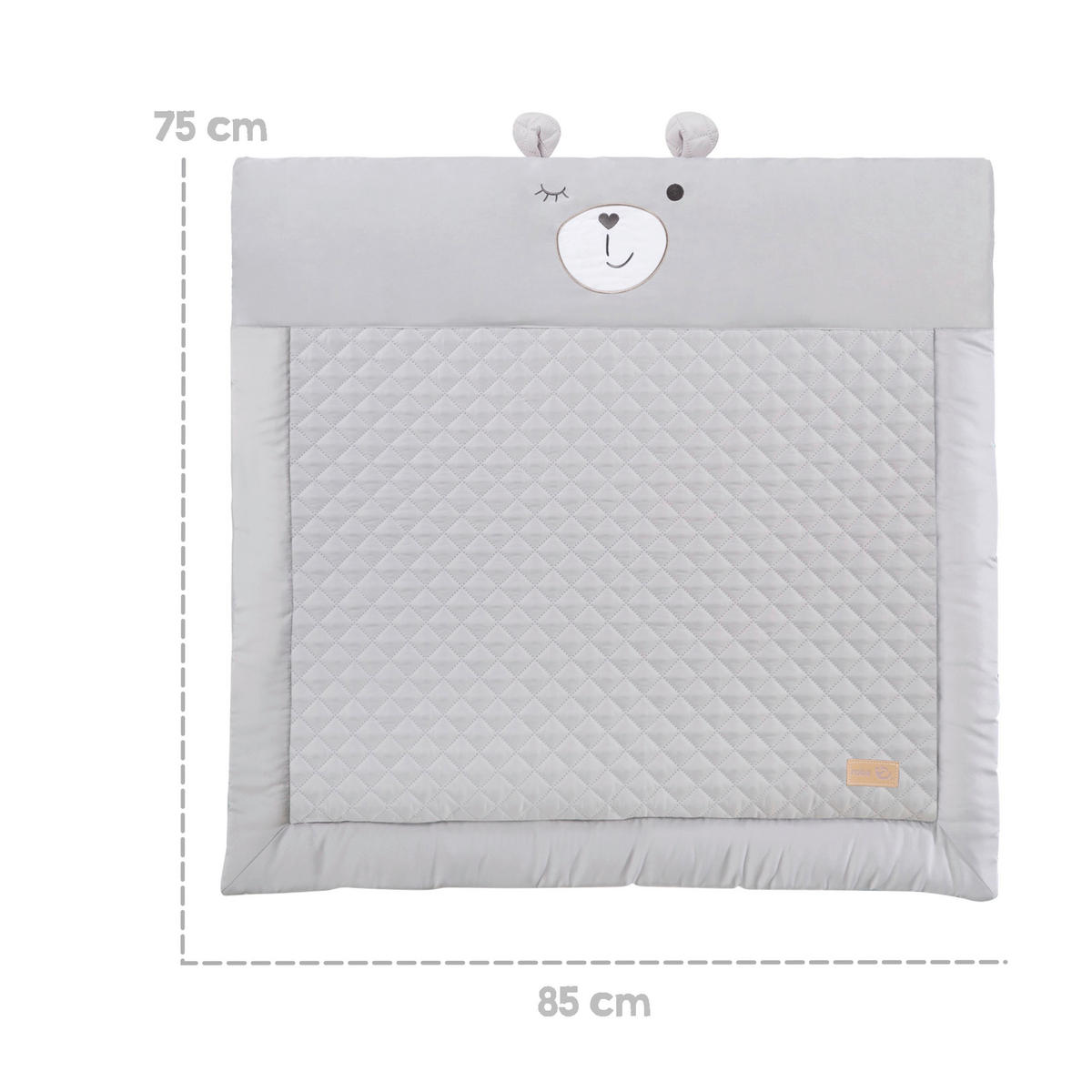 Krabbeldecke Roba Style  - Hellgrau, Konventionell, Textil (85/45/75cm) - Roba