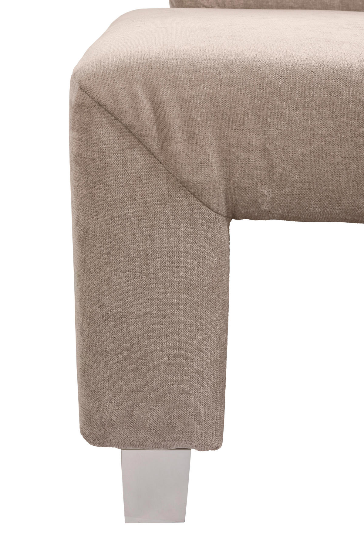 KLUPA  bež  drvo, tekstil, drvni materijal      - srebrne boje/bež, Moderno, drvni materijal/drvo (101/50/53cm) - Livetastic