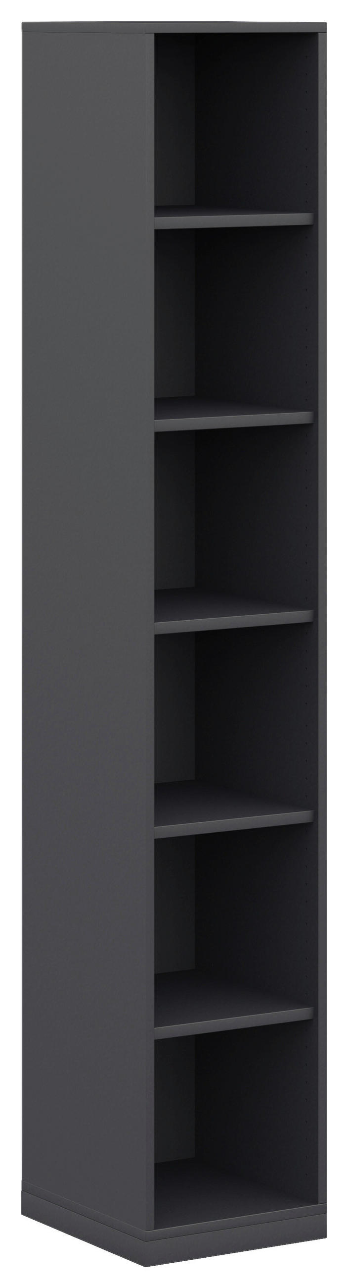 AKTENREGAL Hickory  - Hickory, Design, Holzwerkstoff (40/220,5/40cm) - Moderano