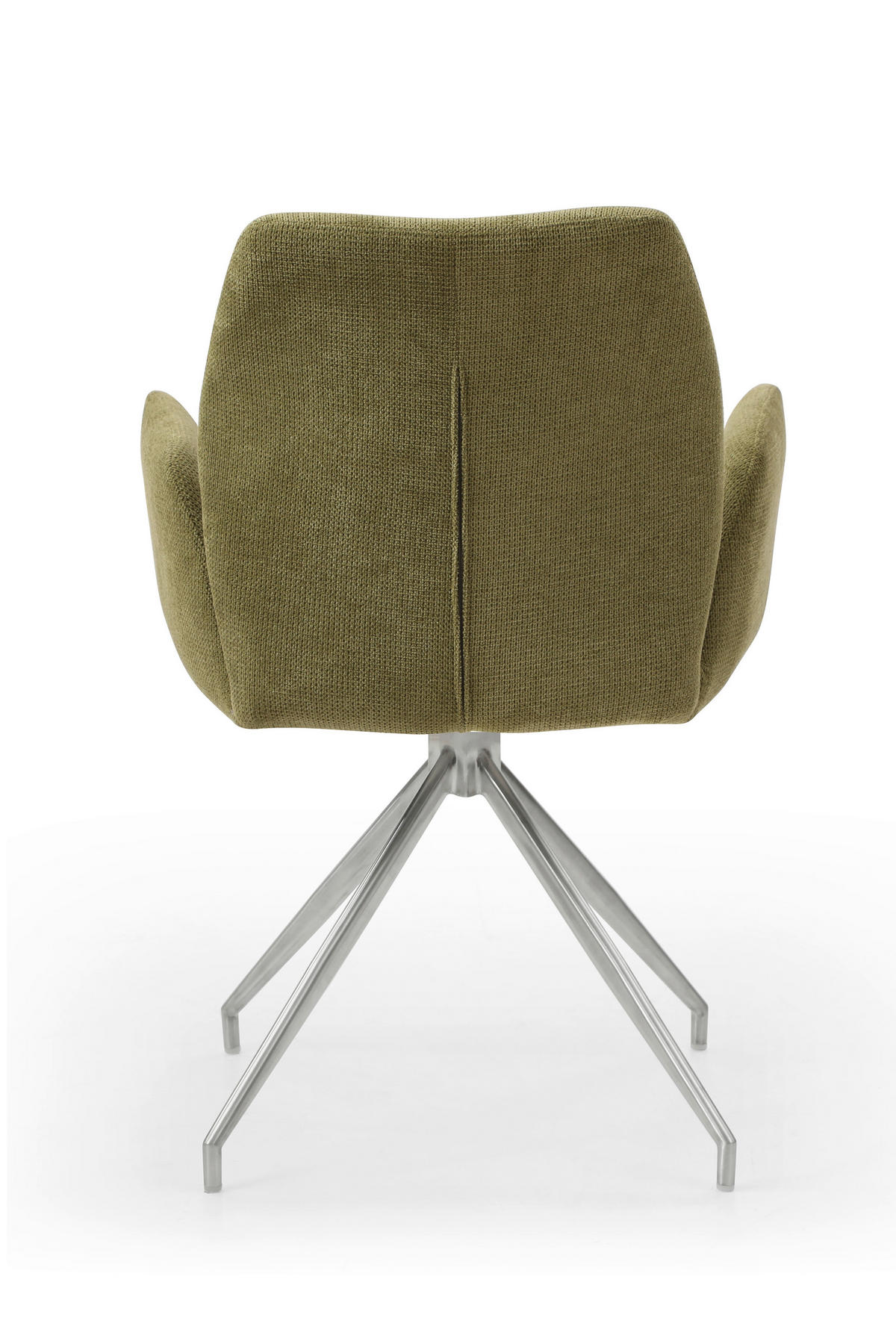 OTOČNÁ STOLIČKA, štruktúra, zelená - zelená/strieborná, Modern, kov/textil (60/89/62cm) - Livetastic