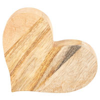 DEKOHERZ - Braun, Natur, Holz (16/15/3,5cm) - Ambia Home