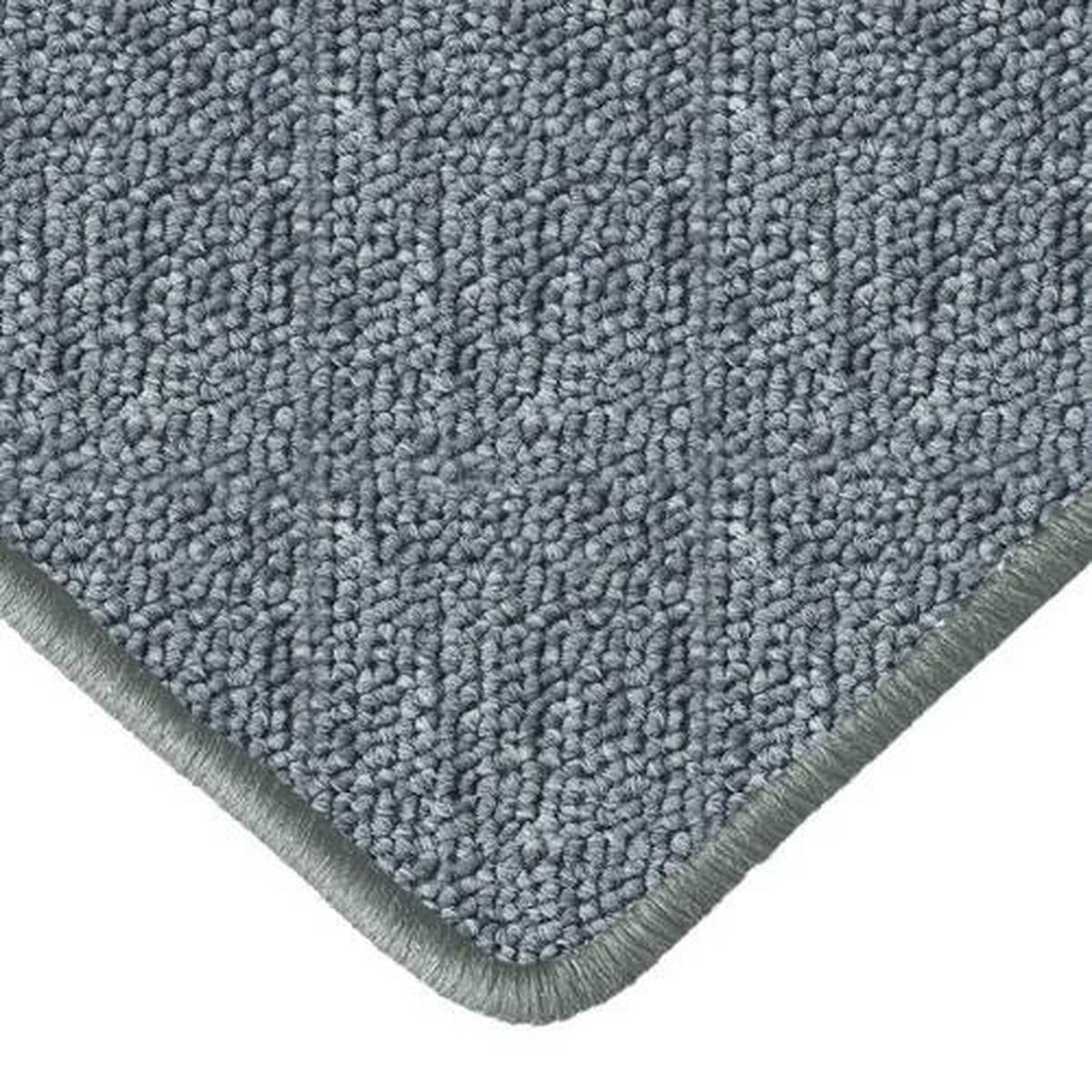 LÄUFER 80/250 cm London Grau  - Grau, Basics, Kunststoff/Textil (80/250cm)