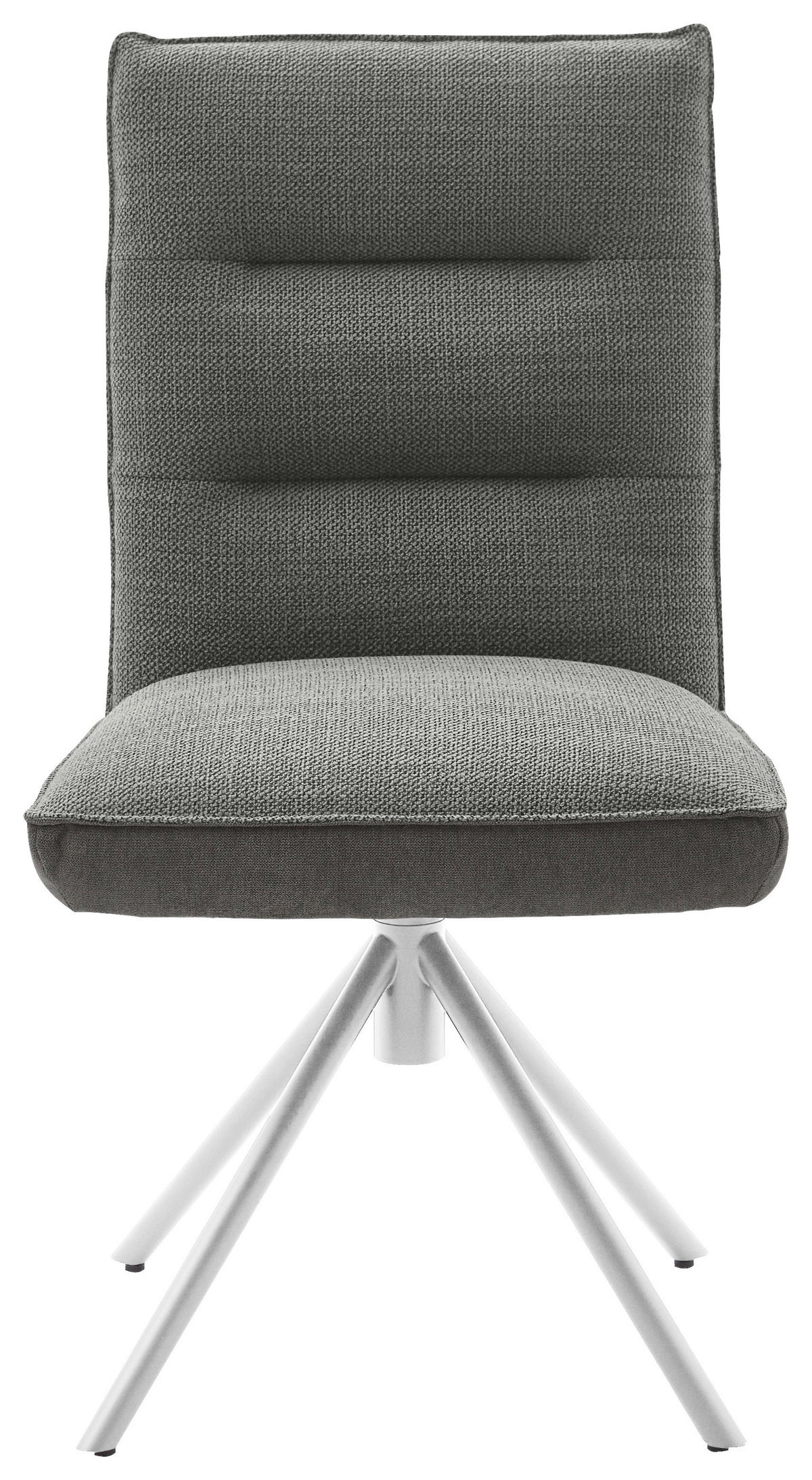 STUHL DREHBAR 360° - Edelstahlfarben/Grau, Design, Textil/Metall (49/93/59cm) - Dieter Knoll