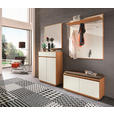 GARDEROBE 5-teilig  in 165/195/40 cm  - Hellbraun/Eichefarben, Basics, Glas/Holz (165/195/40cm) - Novel