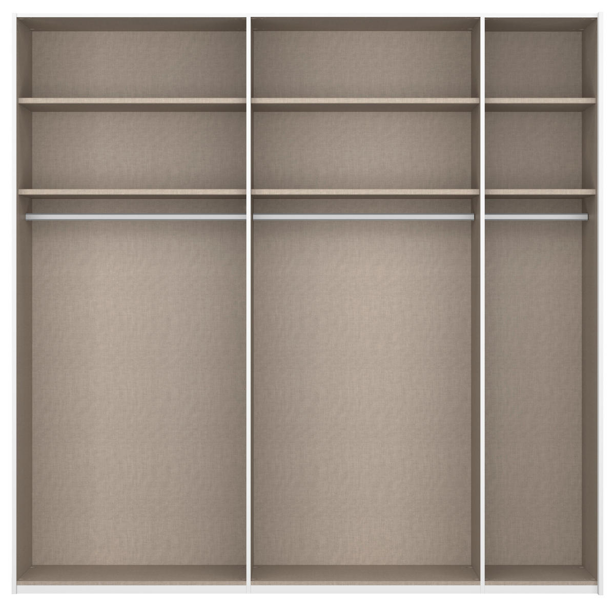 SCHWEBETÜRENSCHRANK 226/223/68 cm 2-türig Eiche Artisan  - Eiche Artisan, Design, Glas/Holzwerkstoff (226/223/68cm) - Xora