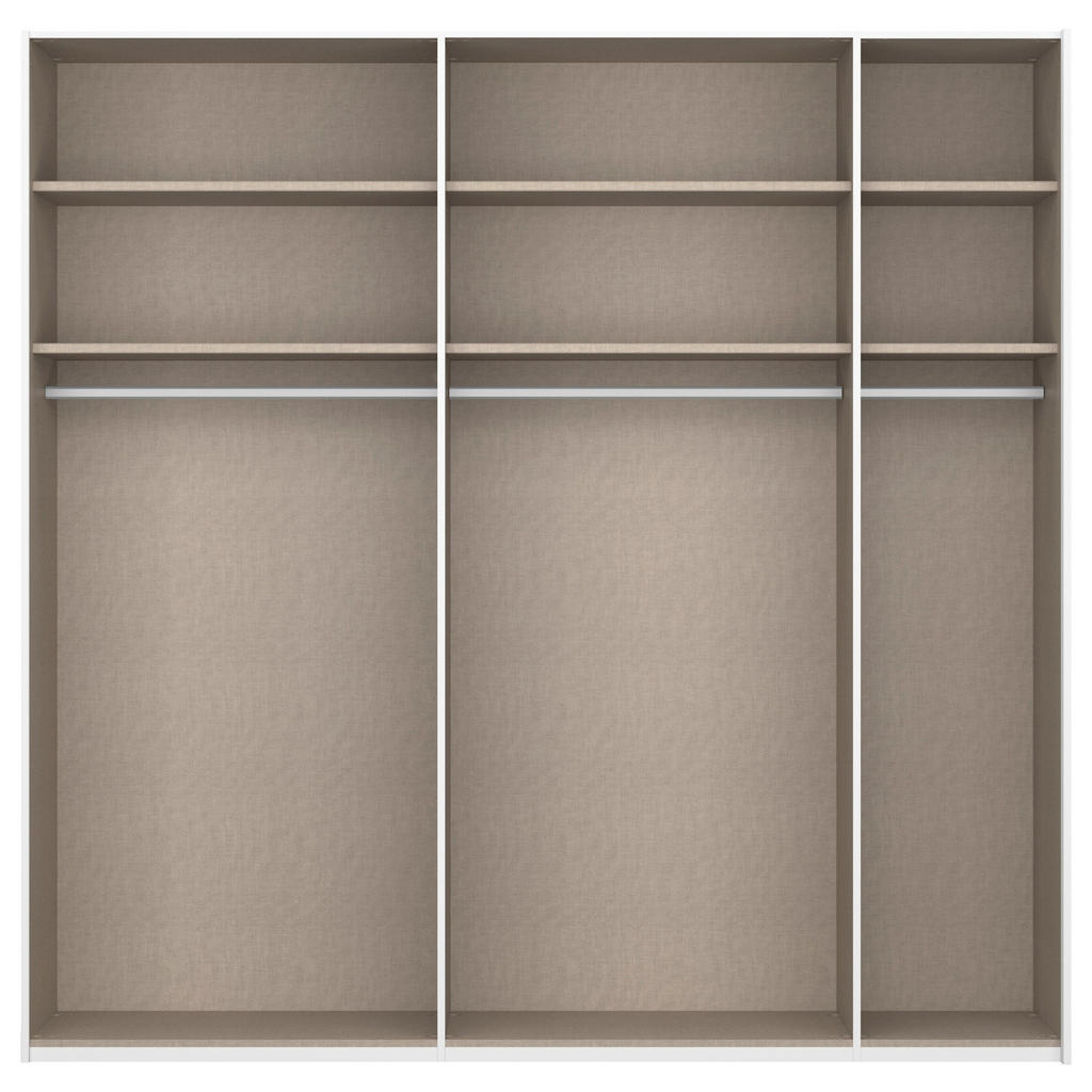 Thumbnail - Xora Schwebetürenschrank, Eiche Artisan, Holzwerkstoff, 6 Fächer, 226x235x68 cm, Blauer Engel, Goldenes M, Made in Germa...