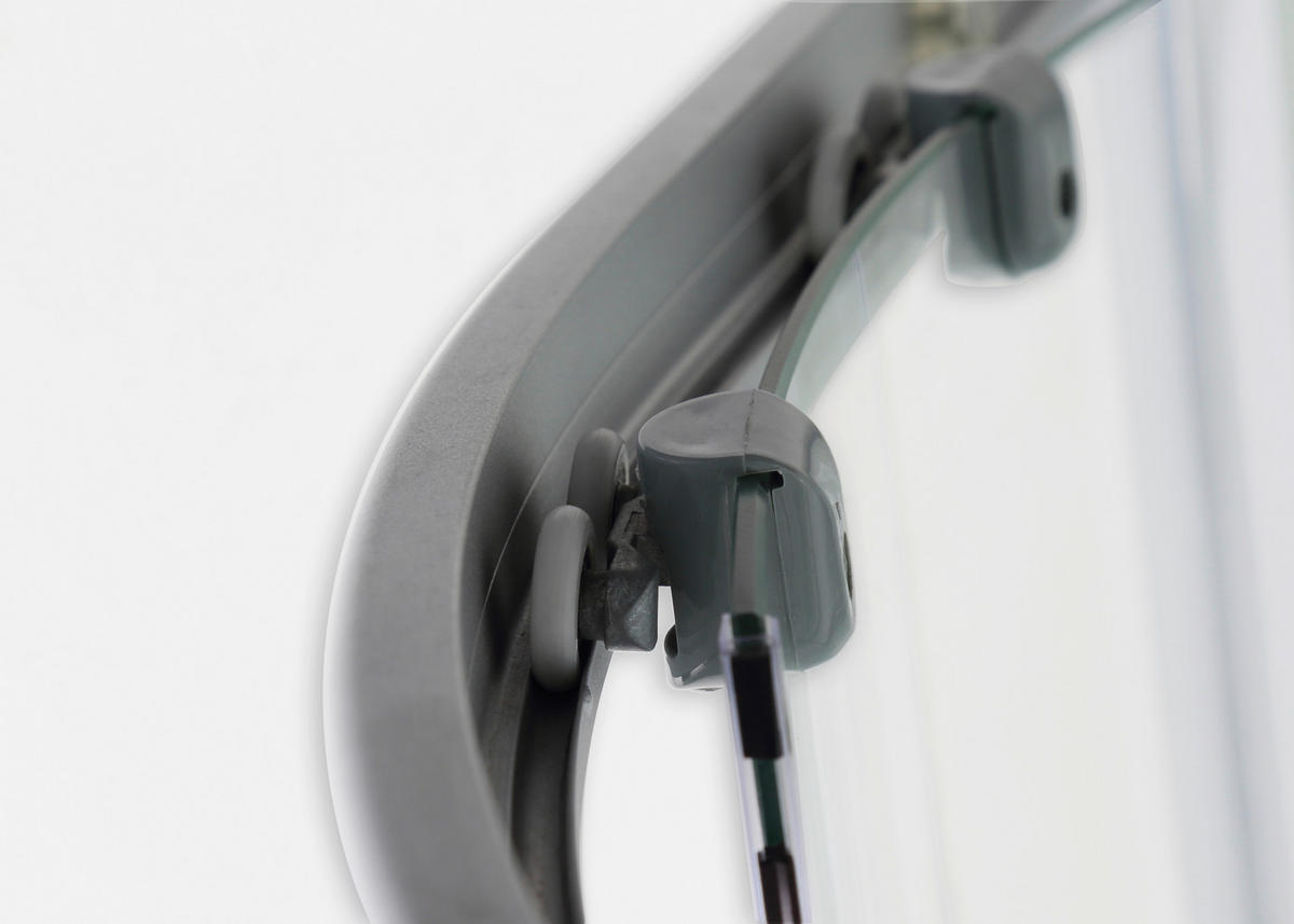 DAMPFDUSCHE 120/120/227 cm  in  - Schwarz/Weiß, Basics, Glas (120/120/227cm) - Sanotechnik