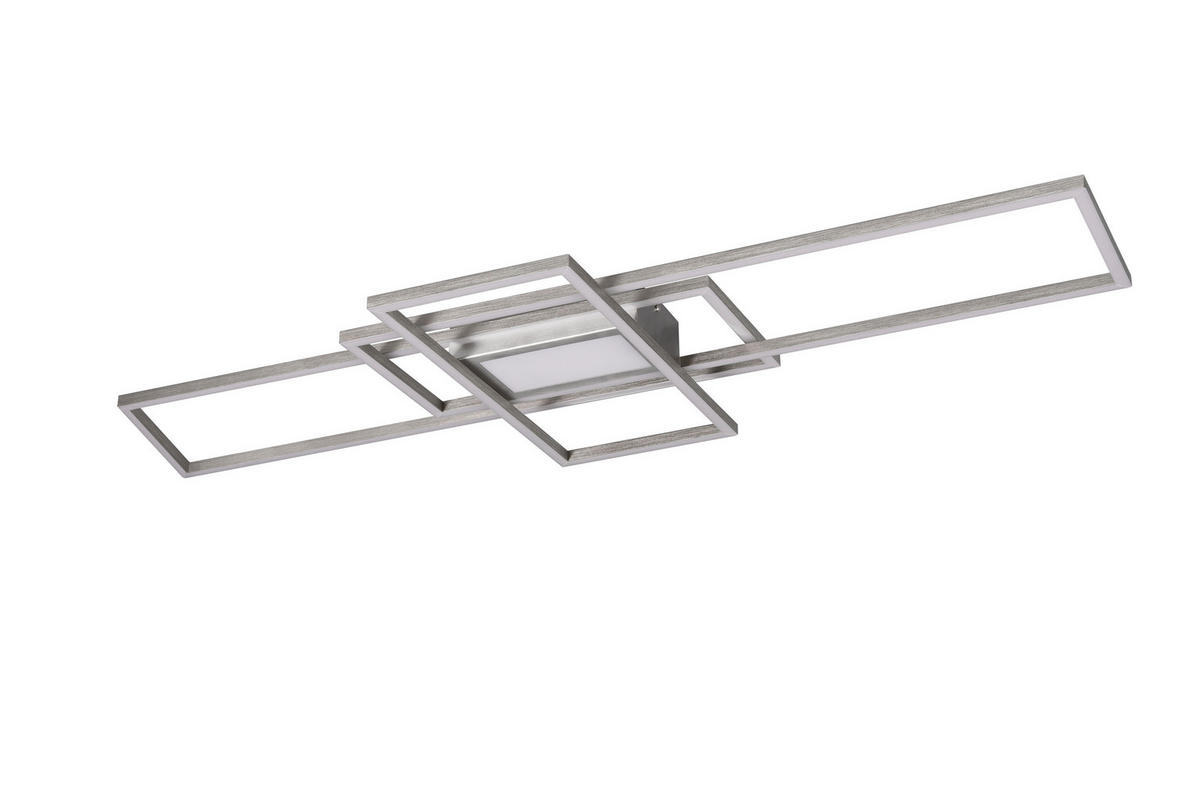 LED PLAFONJERA Irvine  - boja nikla, Dizajnerski, metal/plastika (105/42/6,5cm) - Novel