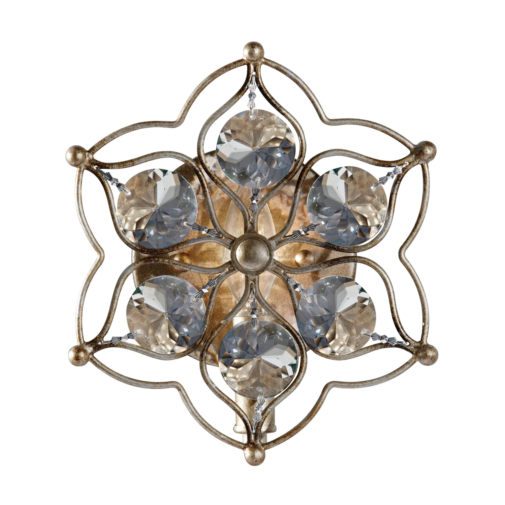 WANDLEUCHTE - Silberfarben, Konventionell, Metall (21/23.8/10.2cm) - Elstead Lighting