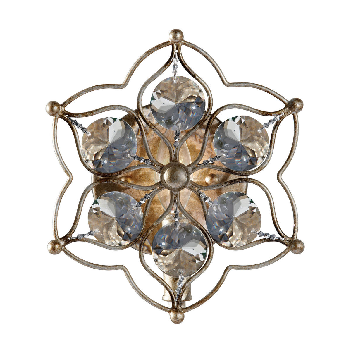WANDLEUCHTE - Silberfarben, Konventionell, Metall (21/23.8/10.2cm) - Elstead Lighting