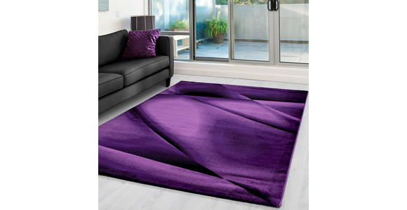 FLACHWEBETEPPICH 140/200 cm Miami Lila - Lila, Design, Textil (140/200cm) - Novel