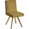STUHL  in Flachgewebe Holz, Textil  - Eichefarben/Gelb, Design, Holz/Textil (46/94/58cm) - Dieter Knoll
