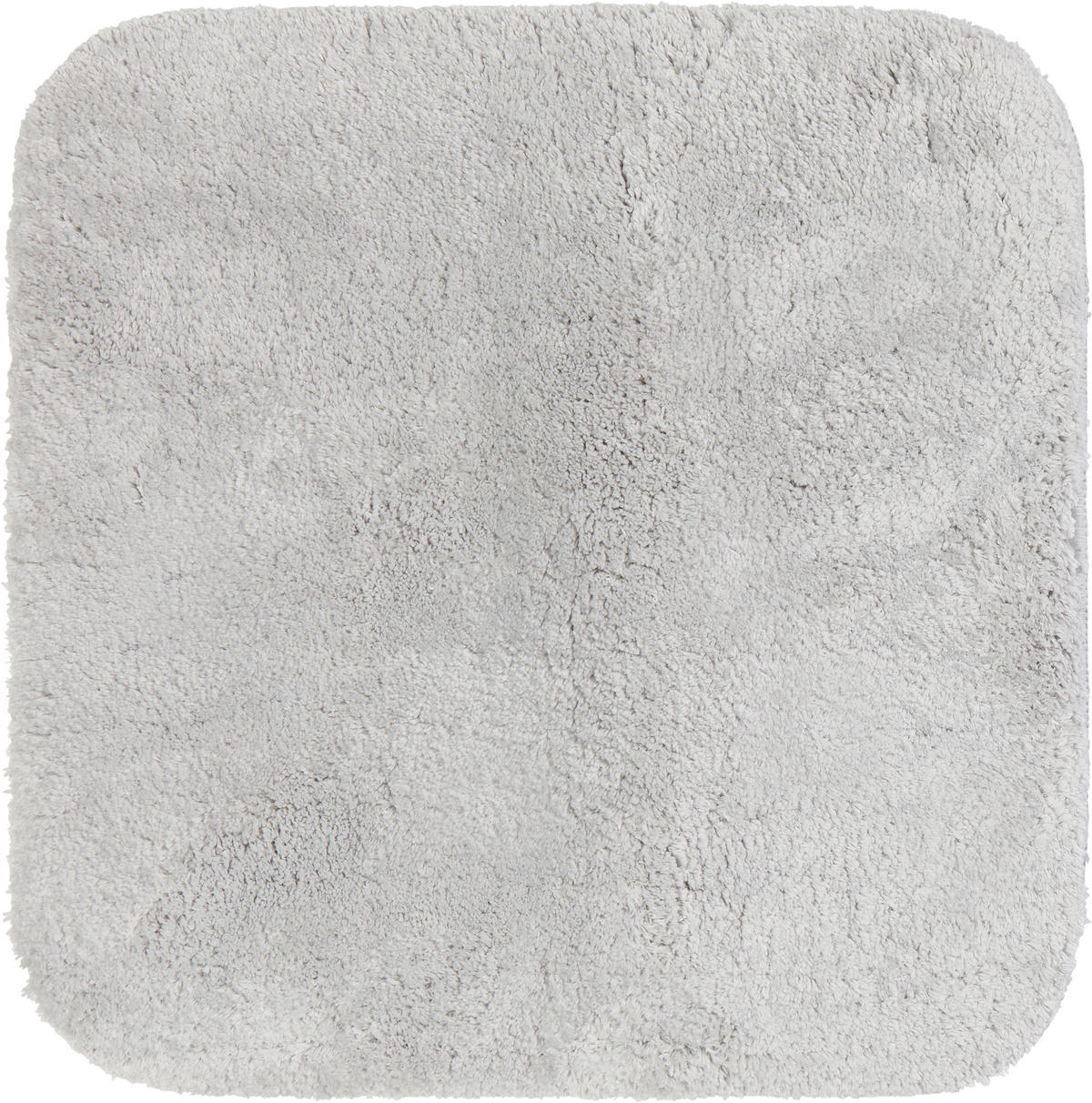 BADEMATTE Silberfarben 50/50 cm  - Silberfarben, KONVENTIONELL, Textil (50/50cm) - Esposa