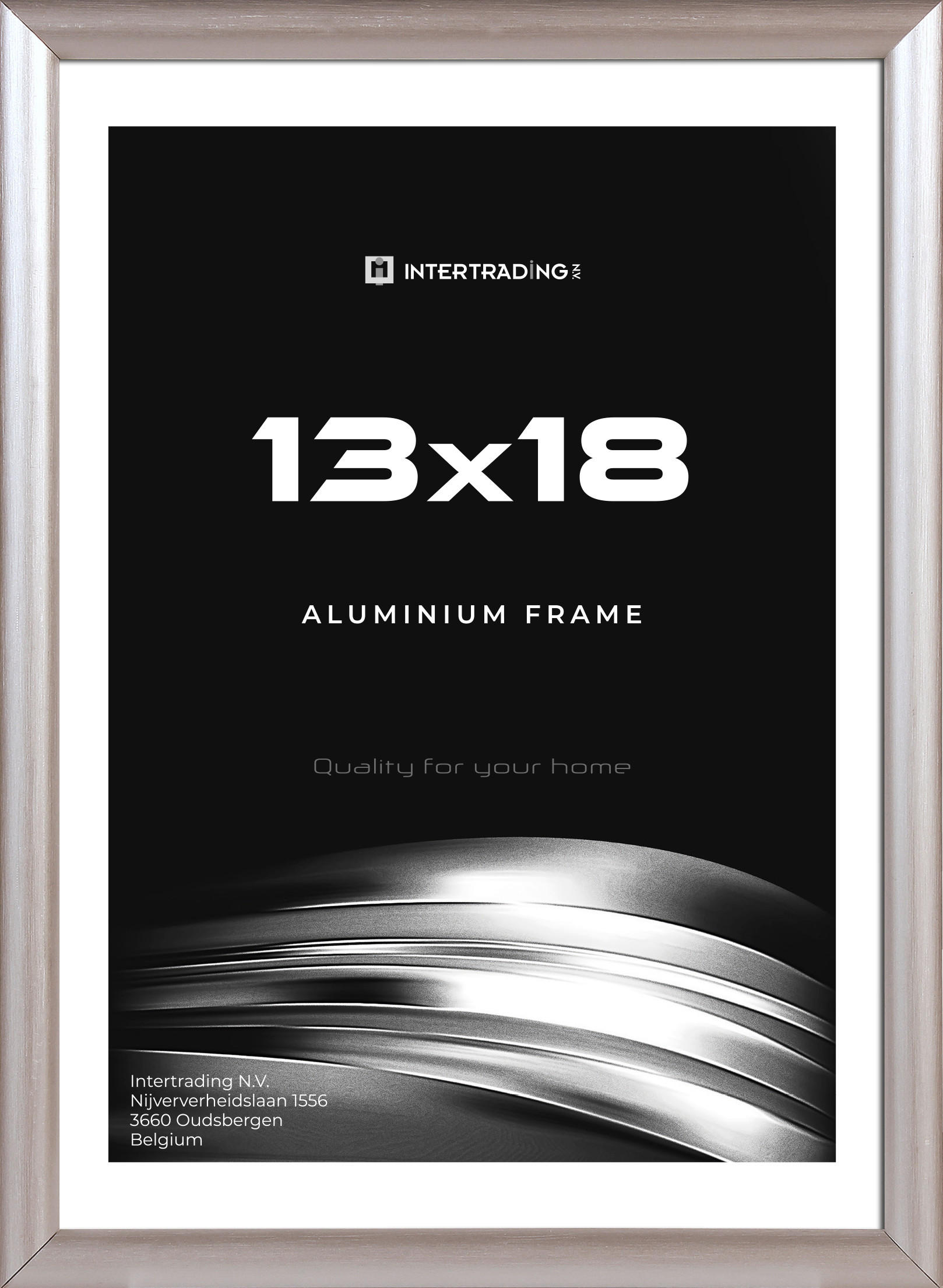 BILDERRAHMEN 13,6/2,8/18,7 cm  - Silberfarben, Basics, Metall (13,6/2,8/18,7cm)