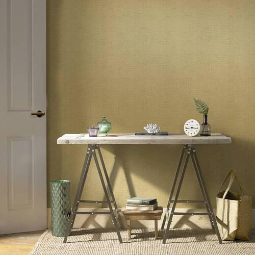 VLIESTAPETE  - Goldfarben, Basics, Papier/Kunststoff (52/1000cm) - Xora