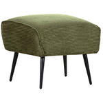 HOCKER in Textil Grün  - Schwarz/Grün, Design, Textil/Metall (60/49/53cm) - Landscape