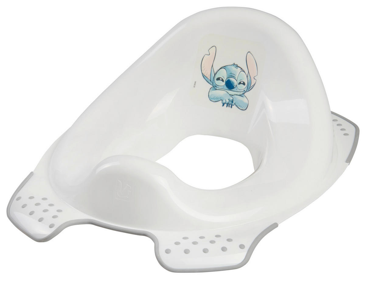 TOILETTENTRAINER STICH  - Weiß Hochglanz, Basics, Kunststoff (30/40/15cm) - Disney