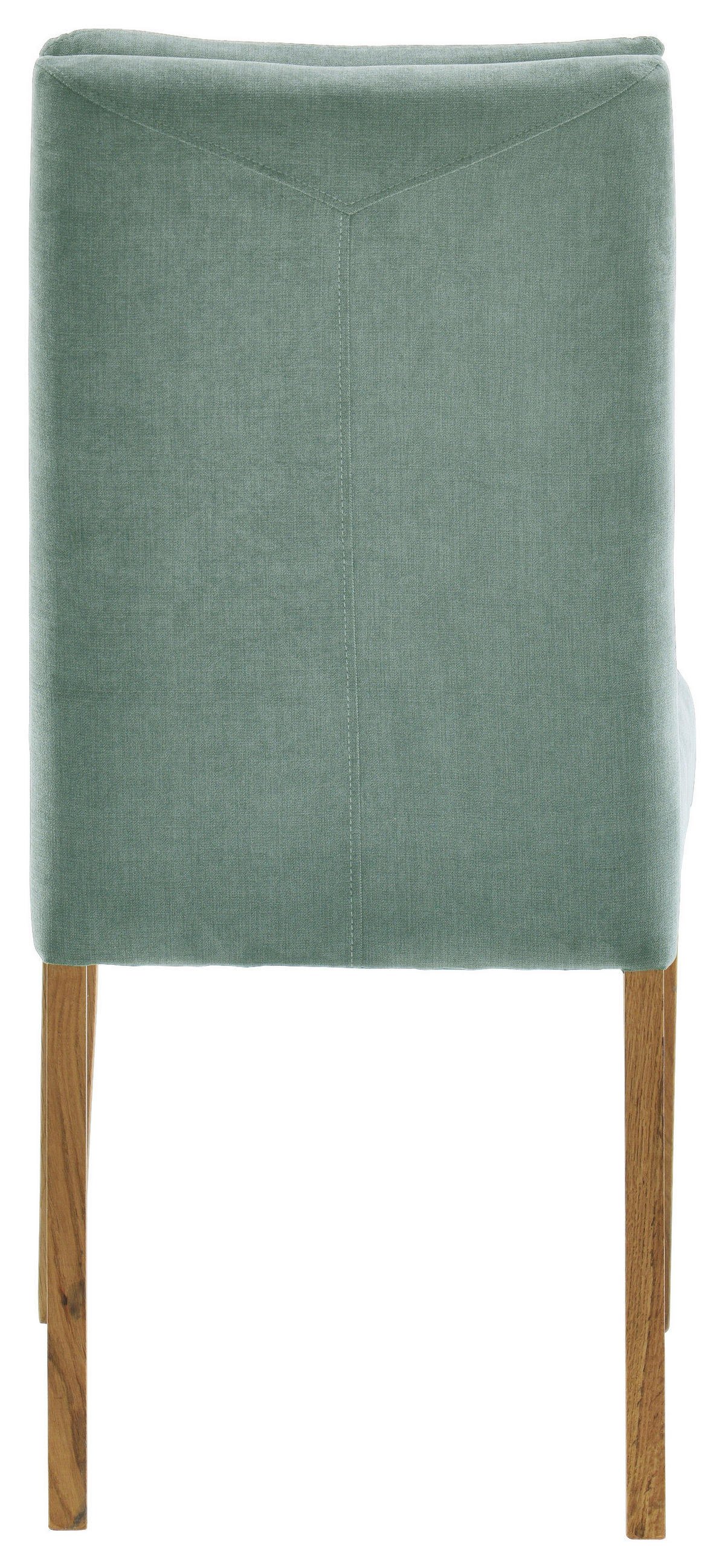 STUHL in Holz, Textil Eichefarben, Mintgrün  - Eichefarben/Mintgrün, KONVENTIONELL, Holz/Textil (47/95/64cm) - Cantus