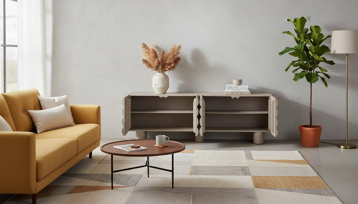 TV-BÄNK 175/60/40 cm  - taupe, Lifestyle, trämaterial (175/60/40cm) - Landscape