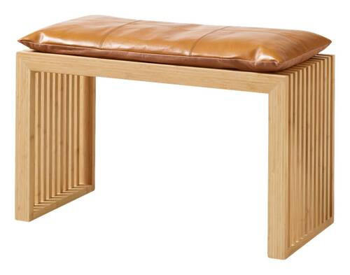 BANKAUFLAGE  - Braun, Design, Leder (73/3/35cm) - MID.YOU