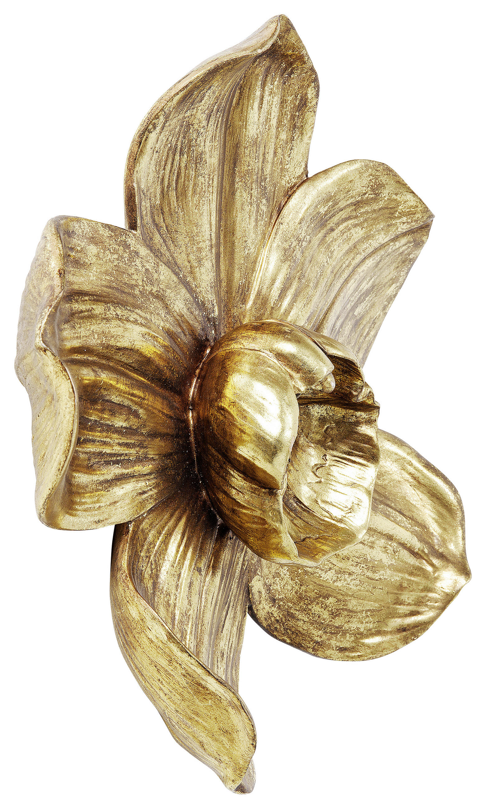 WANDDEKO Kunststoff  - Goldfarben, Design, Kunststoff (40,1/44,3/12cm) - Kare-Design