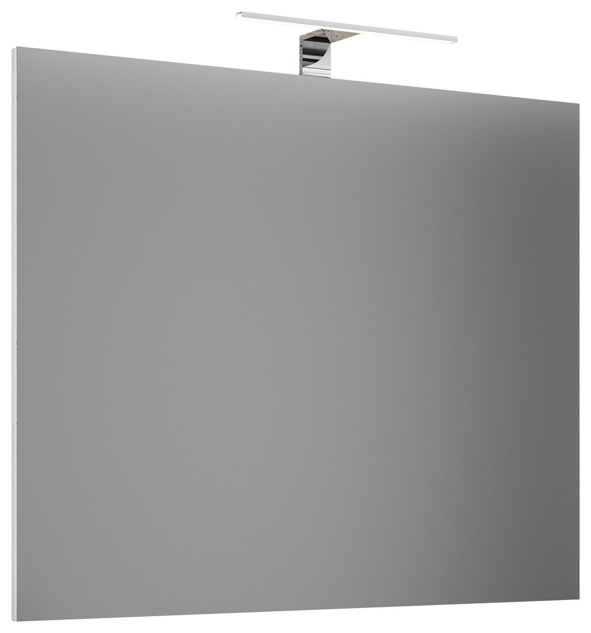 BADEZIMMERSPIEGEL 80/40/2 cm  - Weiß, MODERN, Glas/Holzwerkstoff (80/40/2cm) - MID.YOU